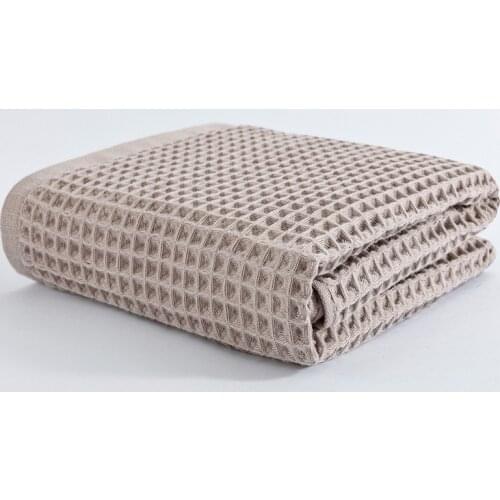 Large Thick Waffle Bath Face Towel for Adults Soft Super Absorbent Fast Drying Sports Spa Beauty Beach Towels