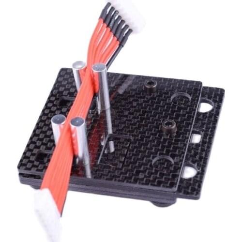 Black carbon fiber Mr Grippy soldering jig with rubber anti-slip base for XT60 T PLUG banana plug