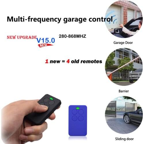 Garage Remote Control 287MHz To 868MHz Garage Command 433.92MHz Rolling code Gate Remote Control Opener