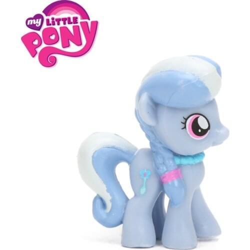 1pcs My Little Pony Toys Mini Pony PVC Action Figures Discord Rainbow Dash Twilight Sparkle Spike Pinkie Pie DJ Pon-3 Dolls Toy