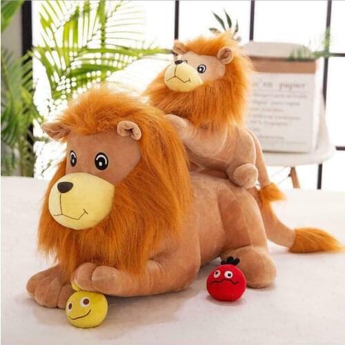 Simulation Lion Plush Toy Kids Birthday Present Soft Toy Lion Stuffed Animal Toy Stuffed Animals