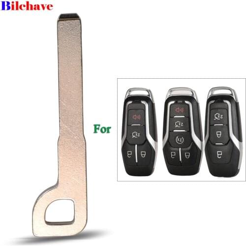 Bilchave 10Pcs/lot Intelligent Remote Control Car Key Blade For Ford Mustang Edge Explorer Fusion Mondeo Kuka Key Replace Blade