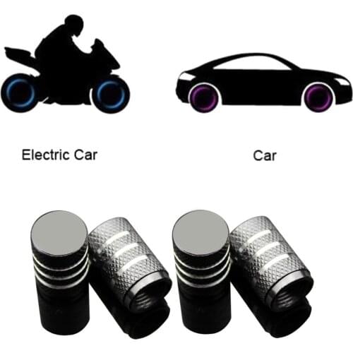 AOZBZ 4pcs Car Tire Valve Caps Car Replacement Parts Aluminum Alloy Wheel Valve Caps For Acura ILX/TLX/RLX/RDX/MDX/NSX