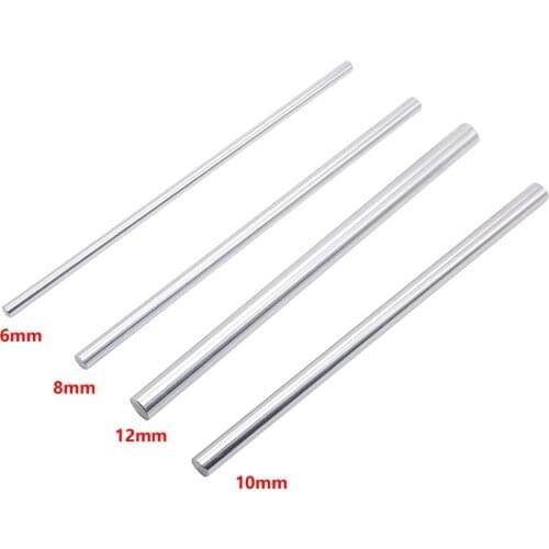 2pcs 10mm 10x400mm Linear shaft 10mmx400mm Cylinder chromed linear rail round rod 10x500mm 600mm 300mm 400mmfor 3d printer