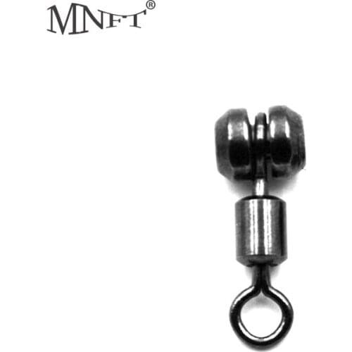 MNFT 12Pcs Fishing Swivels 3 Way Brass Alloy Cross-line Rolling Fishing Swivel Crane Tackle Connector