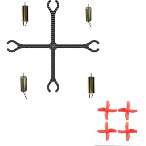 DIY Toy Wheelbase Frame CNC 3K Pure Carbon Fiber Stiffener Drone Frame Kit W 615 Motors Blade Inductrix FPV Racing Quadcopter