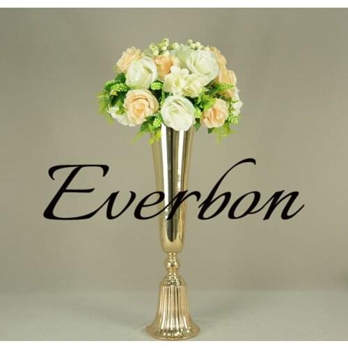 Floor/Tabletop/Flowers Vase Metal Wedding Flower Vase/Stand Table/Wedding Centerpieces Gold Vases For Party/Home Decoration G202