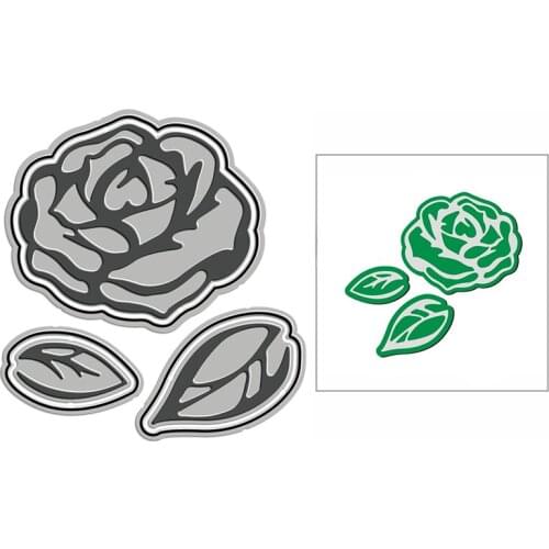 New Small Rose Petal Craft Embossing Mold 2021 Metal Cutting Dies for DIY Album Card Making and Scrapbooking Decorative No Stamp