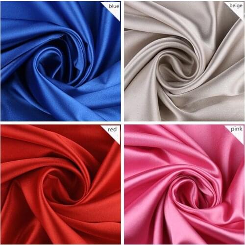 On sale luster satin fabric soft and comfortable satin fabrics anti-pilling not fade for garment 3 meter per lot MLST-001