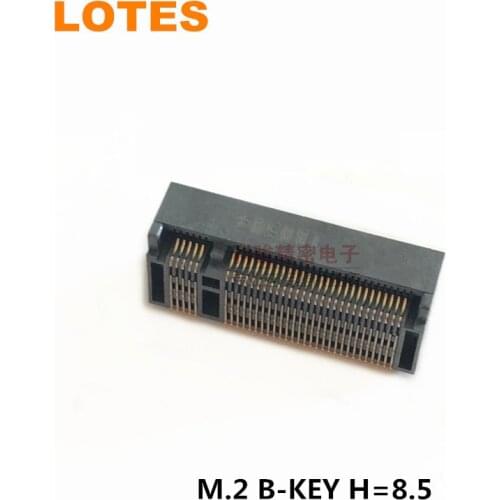 LOTEconnector M.2 67P B KEY H=8.5 NGFF socket APCI0161-P001A spot