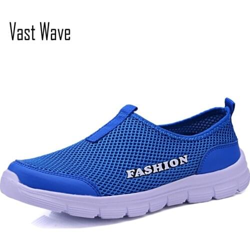 Summer New Women Sandals Air Mesh Women Casual Shoes Lightweight Breathable Water Slip-on Shoes Women Sneakers Sandalias Mujer