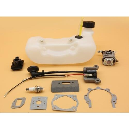 Fuel Tank Carburetor Ignition Coil Gasket Kit For 40-5 43CC 52CC CG430 CG520 1E40F-5 40F-5 Engine Brushcutter Spare Parts