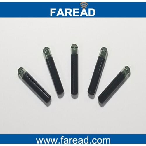 X40pcs RFID tags 4*22mm ISO 11784/5 glass tag Microchip low frequency for ICAR certification