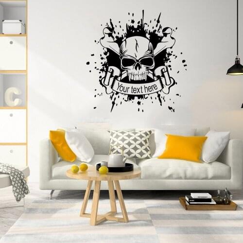 Alien Warrior Portrait Wall Sticker Hunter Portrait Halloween Horror Movie Lovers Wall Decal Home Decoration Vinyl DW10965