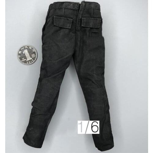 In Stock 1/6th 3Atoys THREEZERO Destiny Titan Pants Combat Pants Black For Usual 12inch Doll Figures Collection