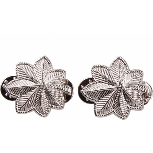 PAIR OF WW2 US ARMY LIEUTENANT COLONEL EPAULETTE DEVICE PIN BADGE Military Store