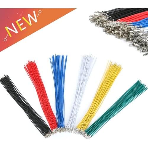 10pcs/lot 2.54 Cable Jumper Wire Single Head Spring Electronic Wire Female 25cm 1P