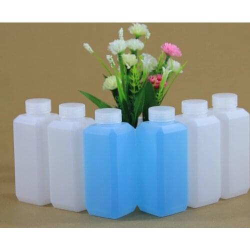 100ML Empty Square bottle for Liquid Lotion Food Grade HDPE Container Narrow mouth Storage Containers 20PCS/lot