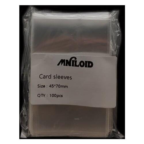 100pcs/lot 45*70mm Card Sleeve Cards Protector Magic Killers for Football Star Three Kingdom Card board game card sleeves