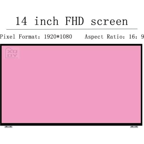 14" Slim LED matrix For dell latitude 14-7480 7490 laptop lcd screen panel N140HCE-G52 B140HAN03.3 NV140FHM-N47 Non-touch matri