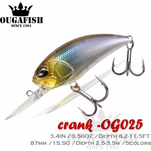2020 Crankbait Fishing Lure Weights 15.5g/8.7cm Fish Bait Trout Lure Articulos De Pesca Holographic Wobbler Pesca Crank Baits