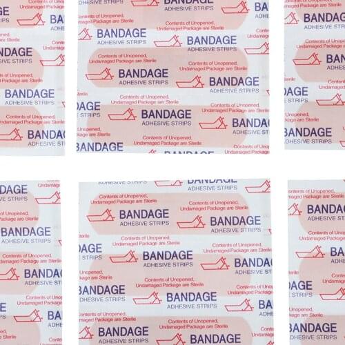 50Pcs Bandage 72 * 19mm Water-proof,External Dressing Band Aid Kit Accessories