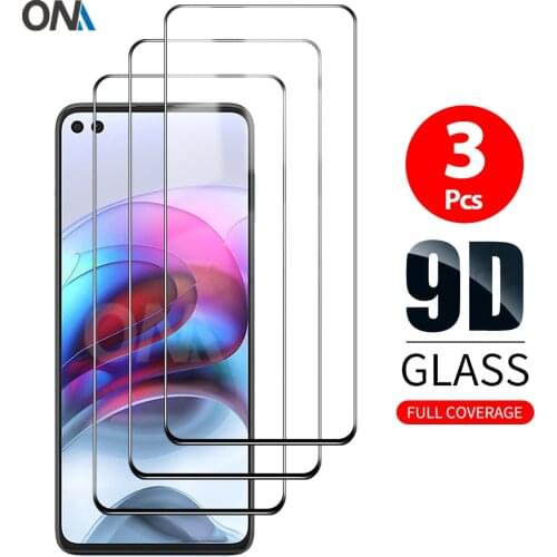 3Pcs 9D Curved Tempered Glass For Motorola Moto Edge S / E6s Screen Protector For Motorola Moto E7 Power / Plus Protection Film