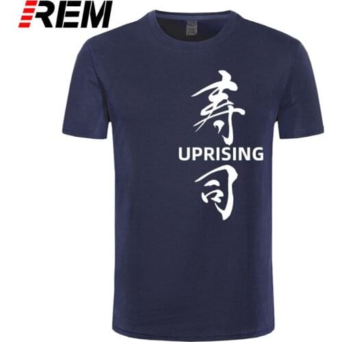 Hot Sale UPRISING T Shirt Man Short Sleeve T-shirt Adult Cotton Tee Shirt Men Crew Neck Nice Tshirt