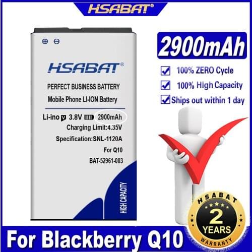 HSABAT 2700mAh ACC-53785-201 / BAT-52961-003 / NX1 Battery for Blackberry Q10 / Q10 LTE / Q10 LTE SQN100-1
