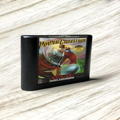 Jack Nicklaus' Power Challenge Golf - EUR Label Flashkit MD Card for Sega Genesis Megadrive Video Game Console