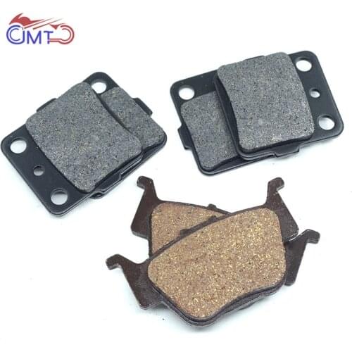 For Honda ATV TRX500 FM5 FM6 FM7 FA5 FA6 FA7 Fourtrax Foreman 4X4 Fourtrax Foreman Rubicon 15-18 Front Rear Brake Pads Kit Set