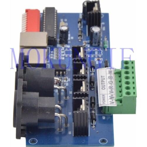 Fast shipping 10Pcs DMX512 Controller LED DMX 512 decoder 3CH/4CH DMX512 controller strip DMX-NET-K-3CH-BAN/DMX-NET-K-4CH-BAN