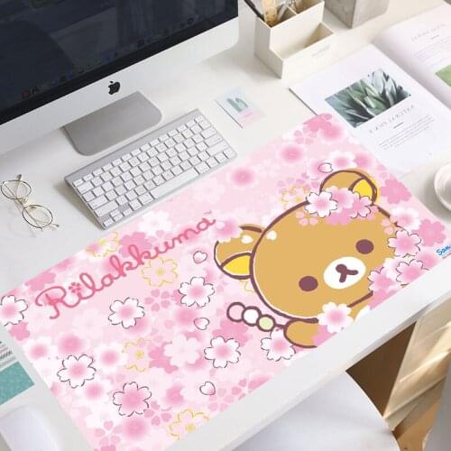Kawaii Mouse Pad Cute Cat Animal Mouse Mat Gaming Player Gamer mousepad Laptop mousepad keyboard Mouse pad non-skid mouse pad