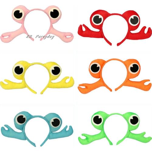 Cute Women Kids 3D Animal Crab Headband Cosplay Costume Hairband Head Wear Party home decor birthday