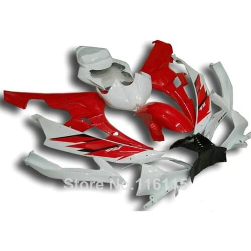 Body kits Fit for YAMAHA YZF R6 2006 2007 white red ABS fairings set YZF-R6 06 07 fairing kit Injection molding QU138