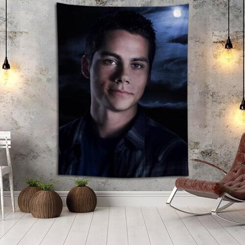 Dylan O'brien Wall Hanging Tapestry Home Party Decorative Tapestries Photo Background Cloth Table Cloth Wall Tapestry