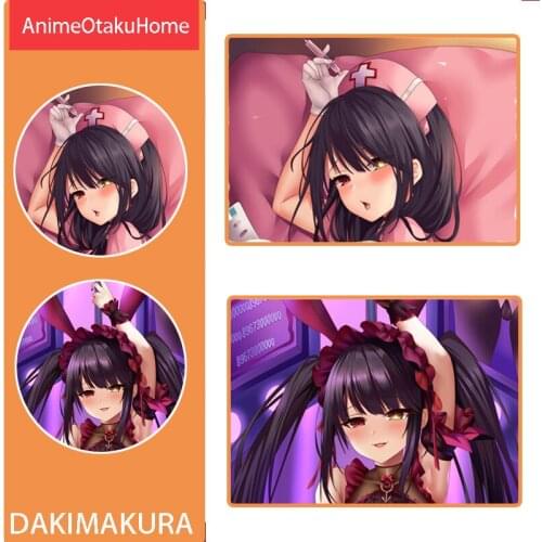 Anime DATE A LIVE Tokisaki Kurumi Himekawa Yoshino Pillow Cover Hug Pillowcase Otaku Bedding Decoration Dakimakura Pillow Case