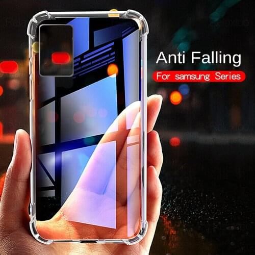 Transparent Shockproof Soft Case For Samsung Galaxy A52 A72 5G A32 4G A02s A12 A21s A51 A71 A 52 72 32 Back Covers Phone Coque