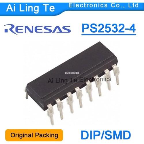 PS2532-4 PS2532-4-A PS2532L-4 PS2532L-4-A PS2532L-4-V-A Optocoupler Original Packing