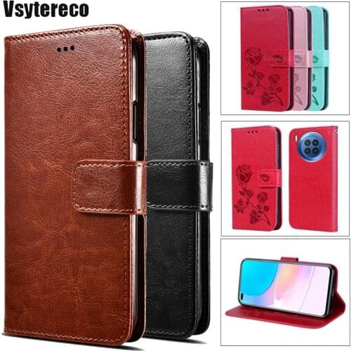 Vintage PU Leather Wallet Case For Huawei Nova 8i Cover For Funda Movil Hauwei Nova 8 7 5 z t i 6 Pro SE 4e Lite 3 Silicone Caso