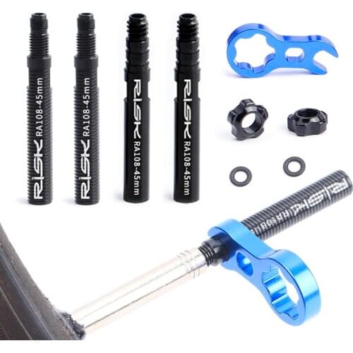 Bike Inner Tube Extender Extension Rod Portable French Presta Valve Core Tire Waterproof Cycling Elements for RISK