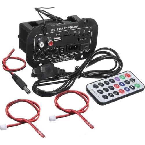 5inch Mini Car Bluetooth 2.1+EDR HiFi Bass Audio Power Amplifier FM Radio Player