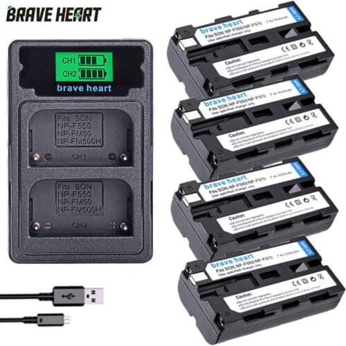 3000mah NP-F550 NP F550 NPF550 Rechargeable Li-ion battery pack For Sony NP-F330 NP-F530 NP-F570 NP-F730 NP-F750 Hi-8