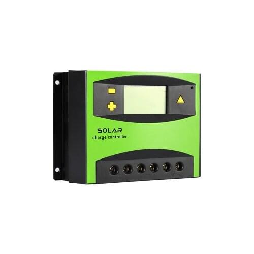 ALLMEJORES 50A DC 12V/24V Auto Solar Charger controller Solar Panel battery charger regulator with LCD Display and Dual 5V USB