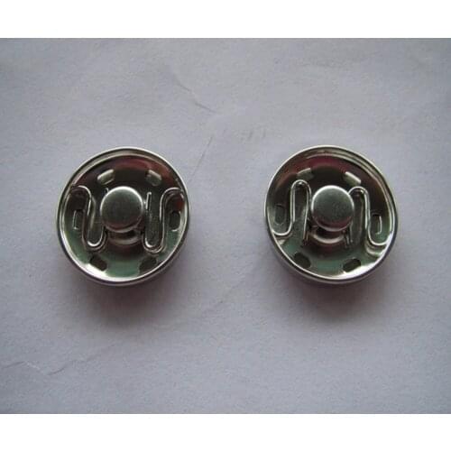 Free shipping 21mm snap button fastener brass button plating sivler high grade fashion brass button 100set