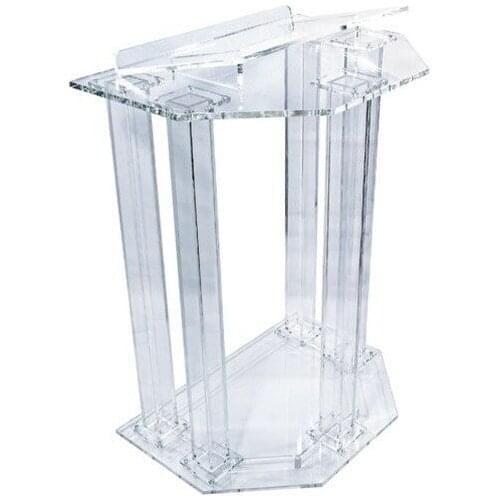 Free Shipping High Quality Price Reasonable Beautiful Clear Acrylic Podium Pulpit Lectern