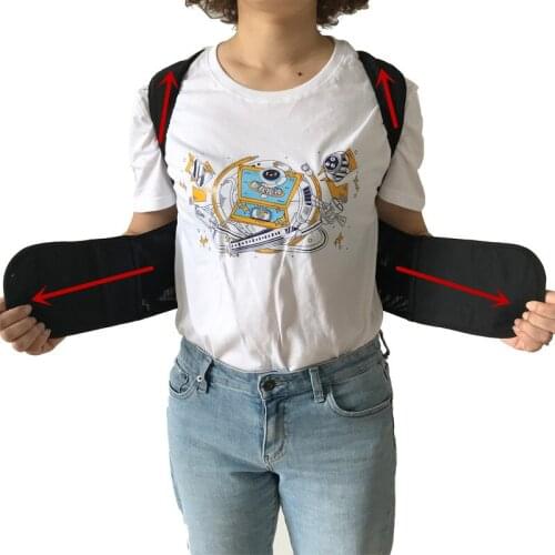 2020 Child Kid Spine Support Belt Double Pull Lumbar Lower Back Support Brace Exercise Belt for Back Waist Lumbar Pain Relief