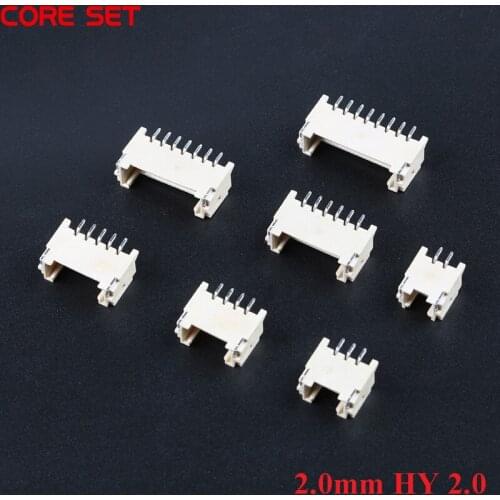 10Pcs HY2.0 2P/3/4/5/6/7/8/10P Horizontal Paste 2.0mm Pitch Connector With Buckle And Lock Connector