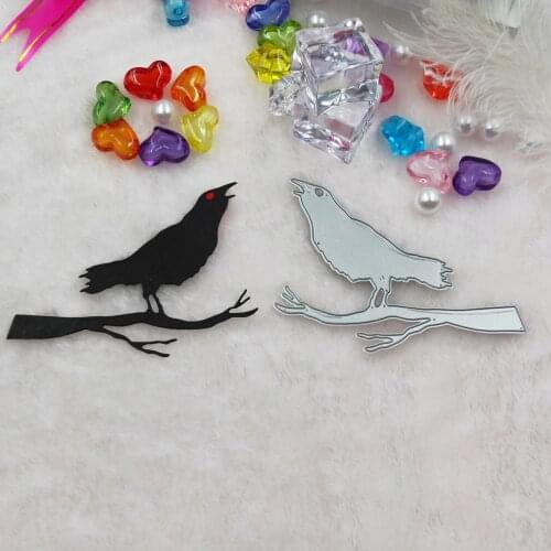 Halloween crow metal cutting die scrapbook 2019 new DIY scrapbook decorating album greeting card embossing DIY paper card