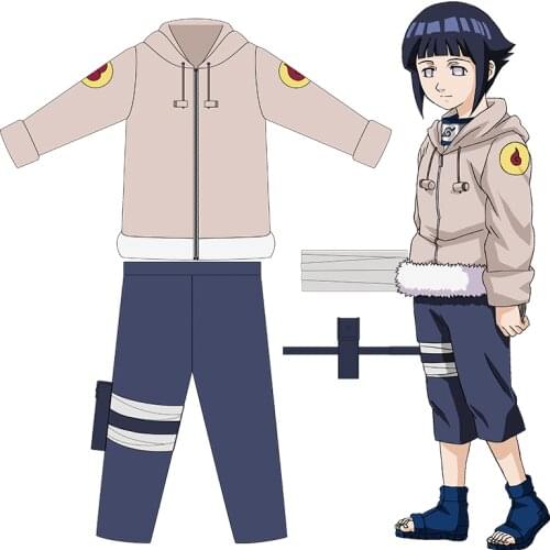 Ninja Hyuga Hinata Costume Anime Ninja Cosplay Adult Women Men Uniform Accessories Outfit Halloween Carnival Costume Cosplay Wig
